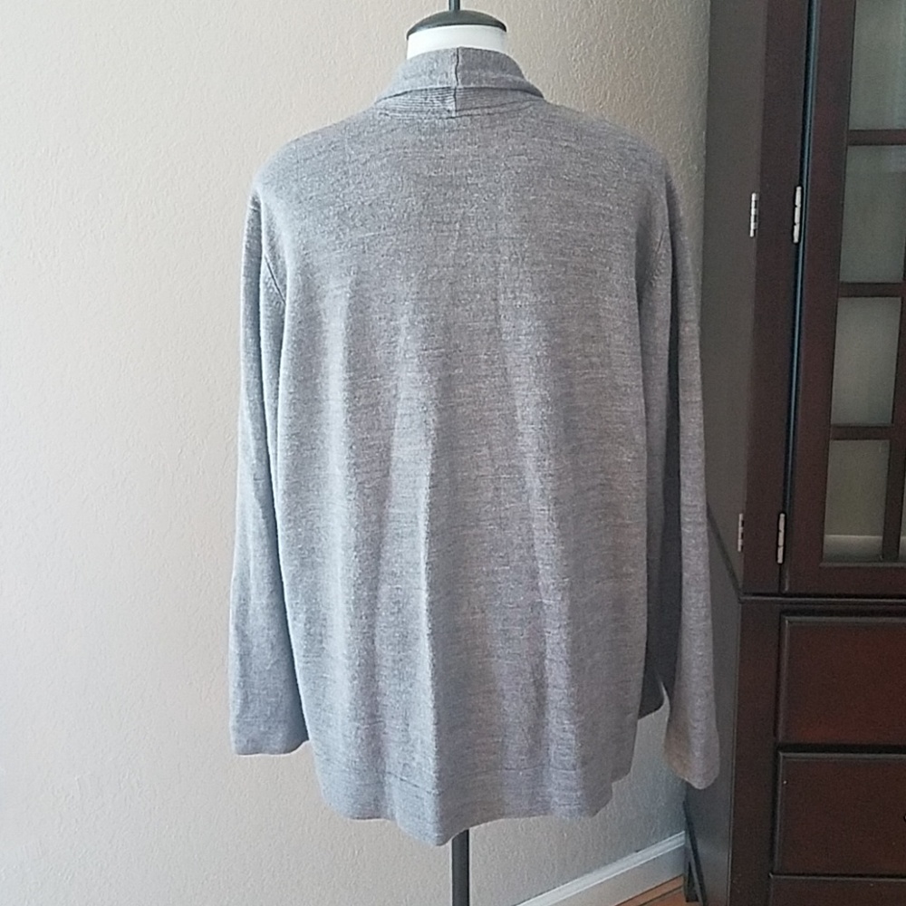 Open Front Drape Cardigan - Picture 3 of 3
